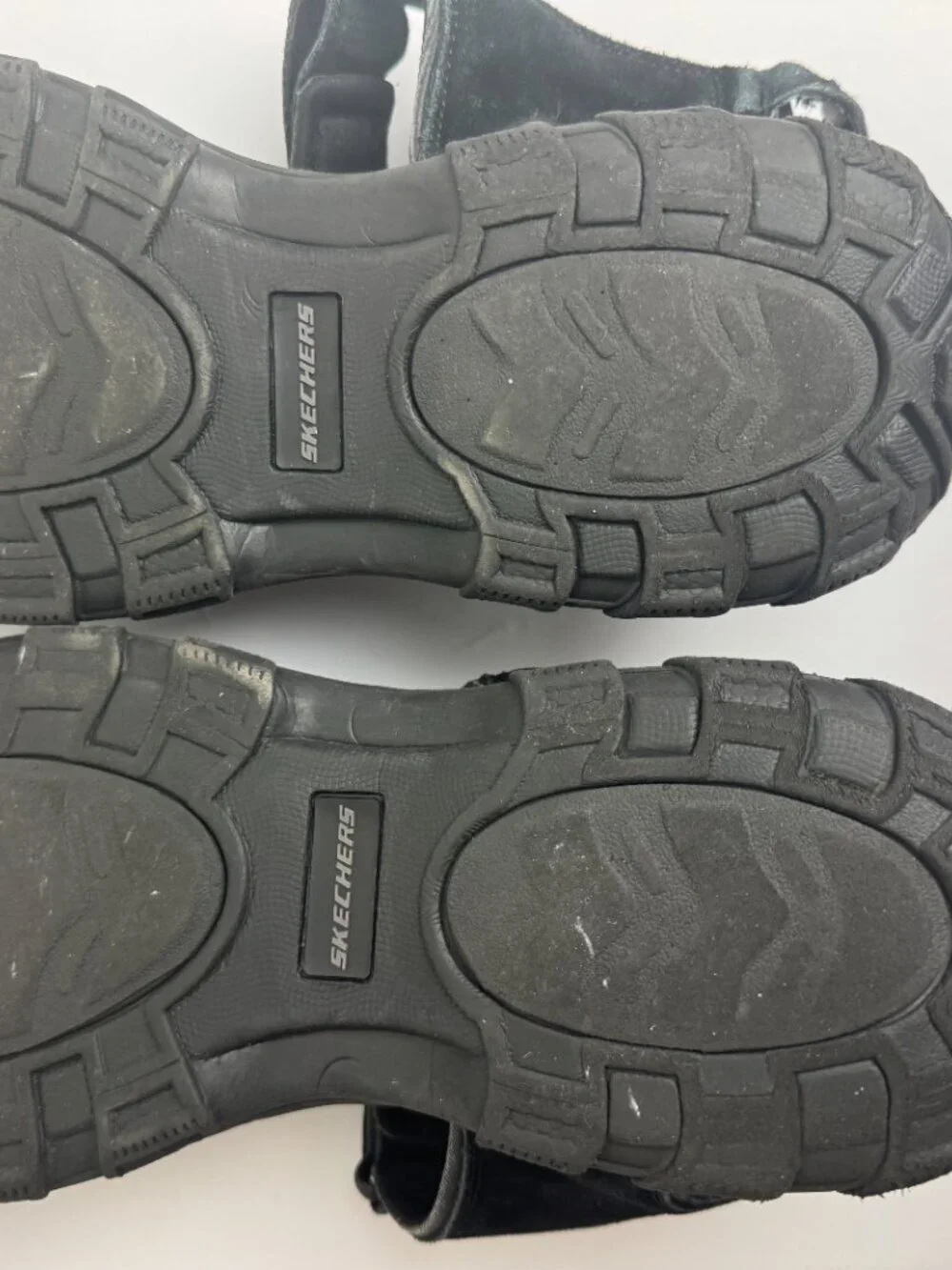 Skechers Gander Louden Men Sandals Black Memory Form Hiking Size 12